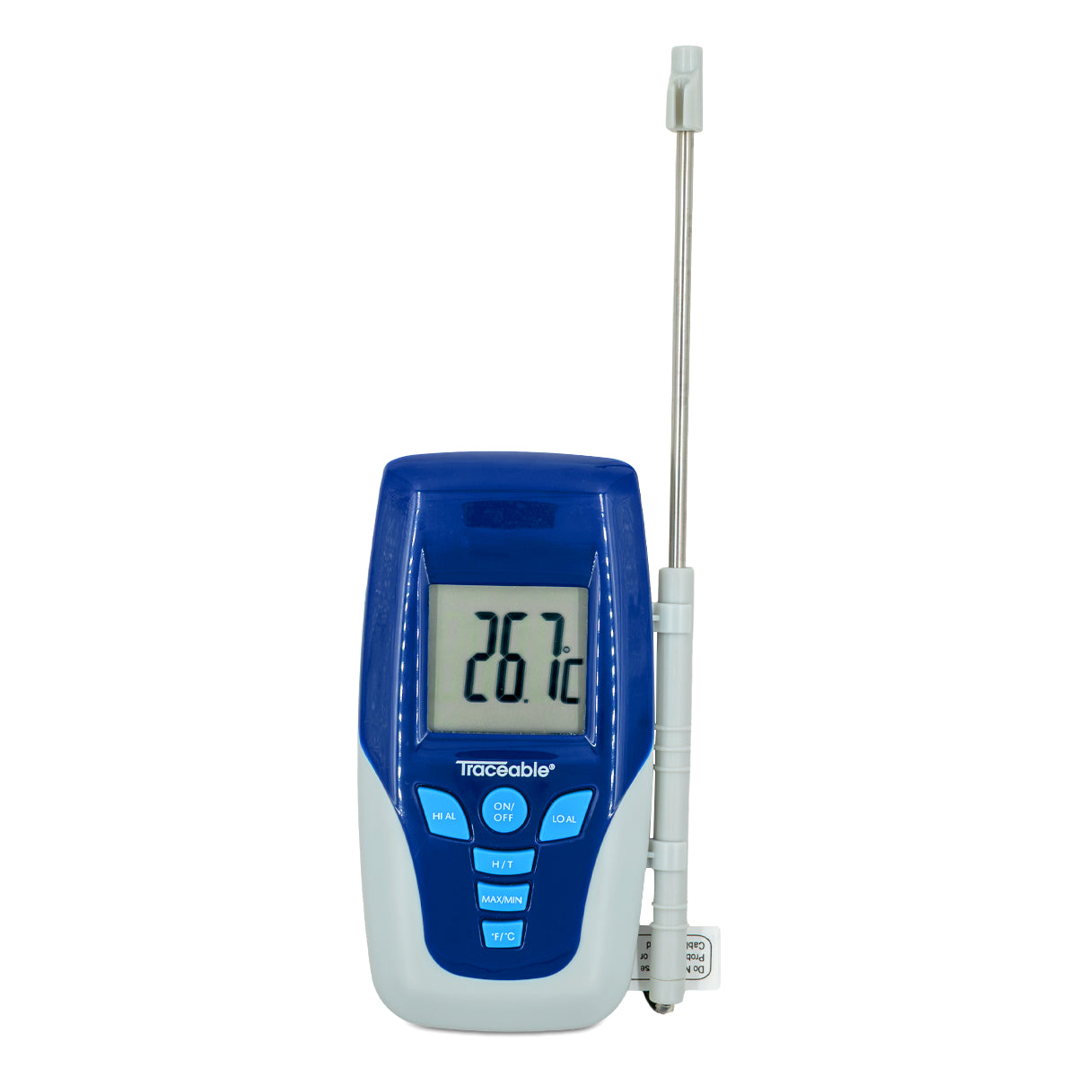 TERMÓMETRO DIGITAL DE BOLSILLO CON SONDA ALMACENABLE KANGAROO PARA ALIMENTOS Y LÍQUIDOS CERTIFICADO TRACEABLE 4430CC