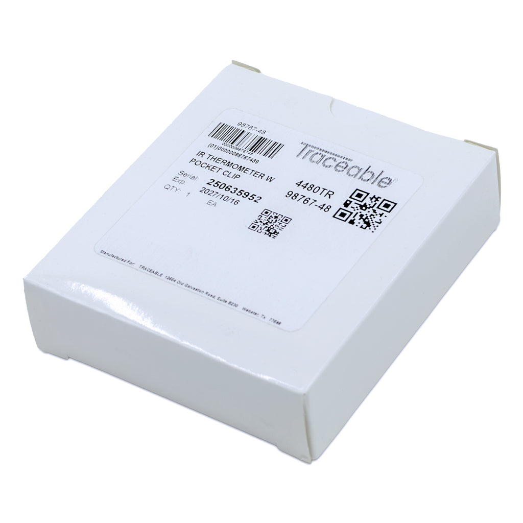 TERMÓMETRO INFRARROJO INDUSTRIAL DE BOLSILLO SIN CONTACTO CERTIFICADO TRACEABLE 4480CC