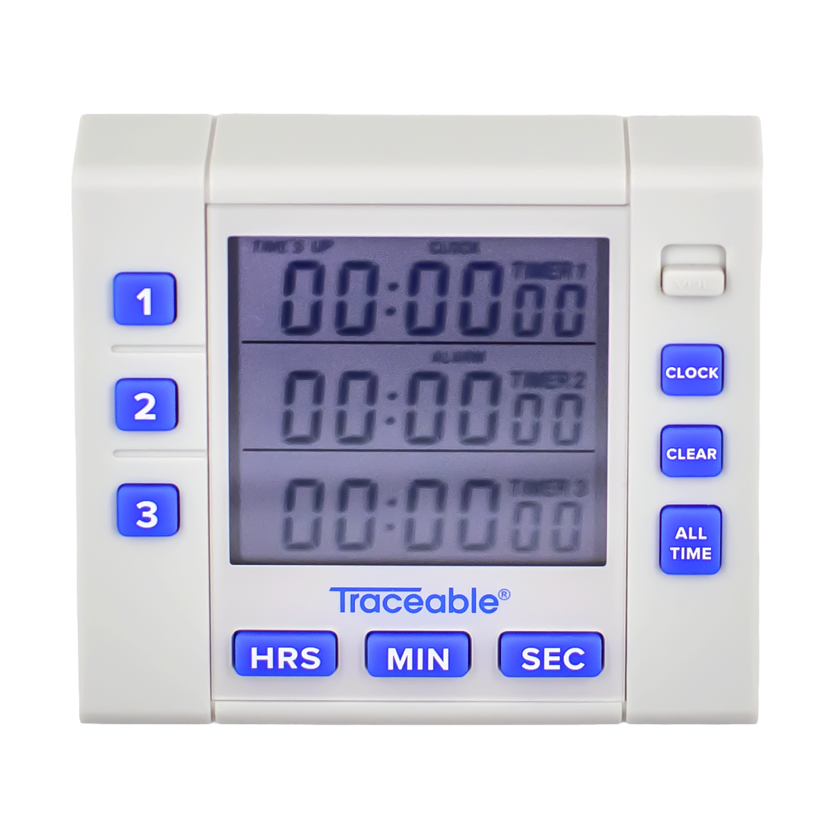 TEMPORIZADOR DIGITAL MÚLTIPLE 3 CANALES DE LABORATORIO CON ALARMA AJUSTABLE CERTIFICADO TRACEABLE 5000CC