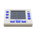 TEMPORIZADOR DIGITAL MÚLTIPLE 3 CANALES DE LABORATORIO CON ALARMA AJUSTABLE CERTIFICADO TRACEABLE 5000CC