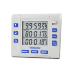 TEMPORIZADOR DIGITAL MÚLTIPLE 3 CANALES DE LABORATORIO CON ALARMA AJUSTABLE CERTIFICADO TRACEABLE 5000CC