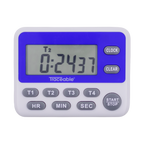 TEMPORIZADOR DIGITAL MÚLTIPLE DE LARGA DURACIÓN 100 HORAS CERTIFICADO TRACEABLE 5001CC