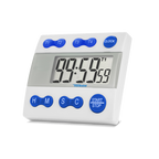 TEMPORIZADOR DIGITAL MÚLTIPLE DE 4 CANALES PARA LABORATORIO CON ALARMA CERTIFICADO TRACEABLE 5004CC