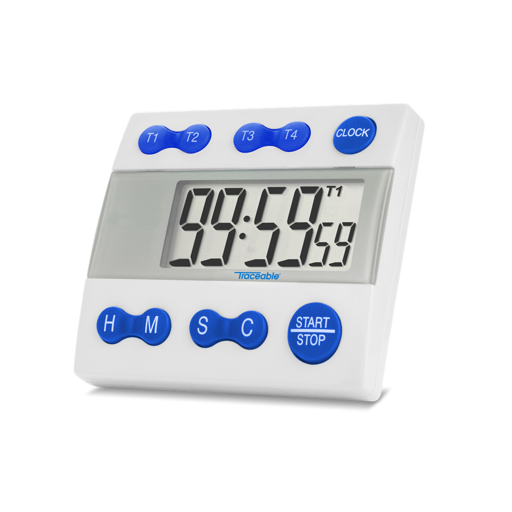 TIMER (TEMPORIZADOR) DIGITAL DE 4 CANALES CON CERTIFICADO TRAZABLE A NIST TRACEABLE CC5004