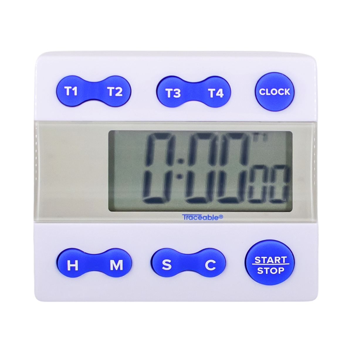 TEMPORIZADOR DIGITAL MÚLTIPLE DE 4 CANALES PARA LABORATORIO CON ALARMA CERTIFICADO TRACEABLE 5004CC