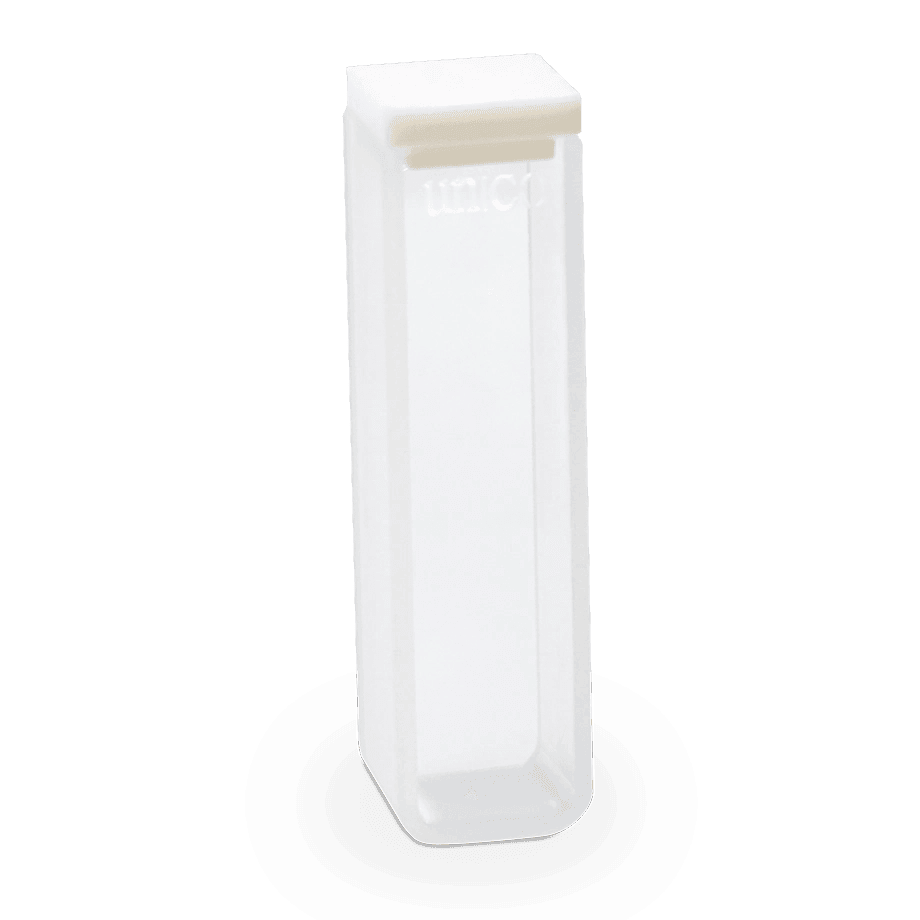 CELDAS PARA ESPECTROFOTÓMETRO DE CUARZO CUADRADA DE 3.5 ML UNICO S-90-309-1Q - Mercalab