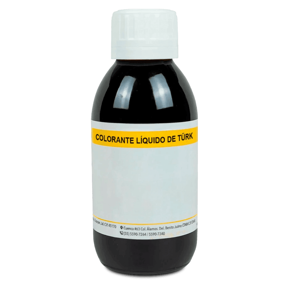 COLORANTE LÍQUIDO DE TÜRK 100 ML GOLDEN BELL 63100 PARA HEMATOLOGÍA - Mercalab