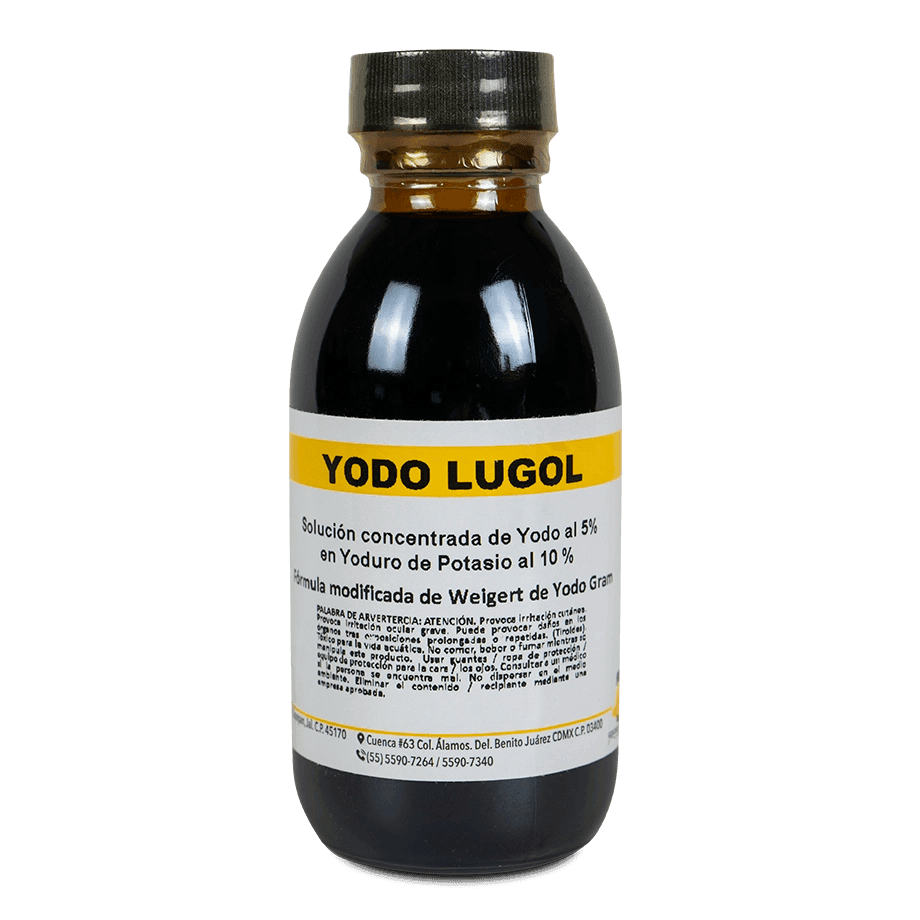 COLORANTE YODO LUGOL SOLUCIÓN 5% GOLDEN BELL 80900 - Mercalab