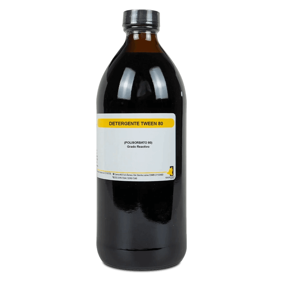 DETERGENTE TWEEN 80 POLISORBATO 80 GRADO REACTIVO GOLDEN BELL 25600 CAS 9005-65-6 - Mercalab