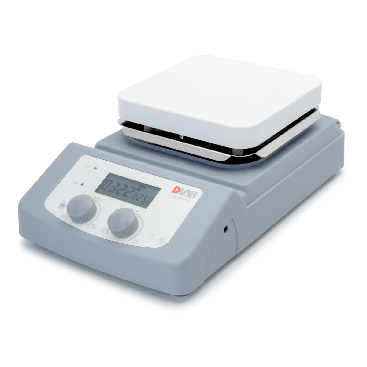 Parrilla de Agitación y Calentamiento Digital 380 °C y 1500 RPM - Placa Cerámica 5 L - DLAB MS-H380-Pro