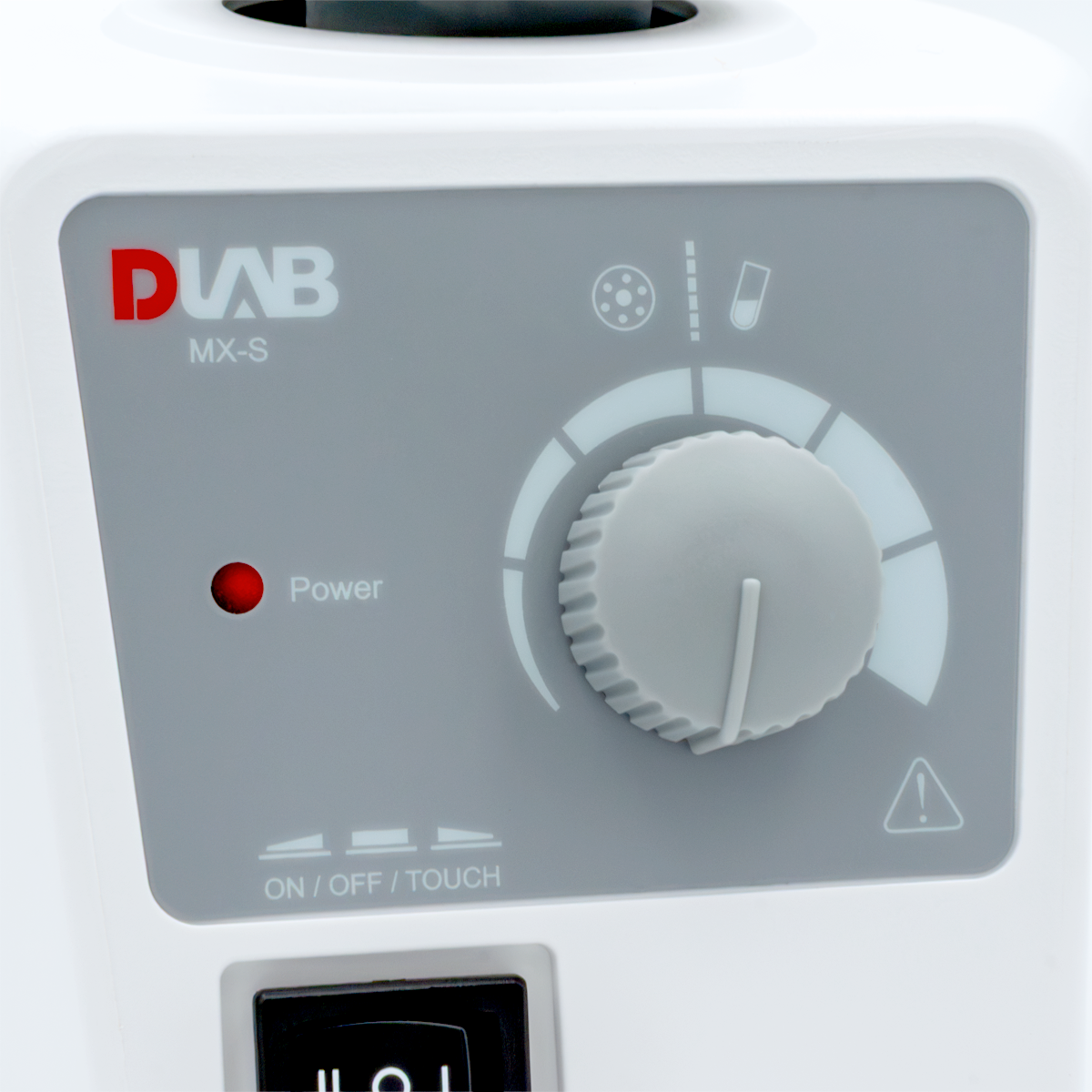 Agitador Vortex Análogo con Velocidad Variable 0-3000 RPM - Modo Continuo y al Tacto - DLAB MX-S