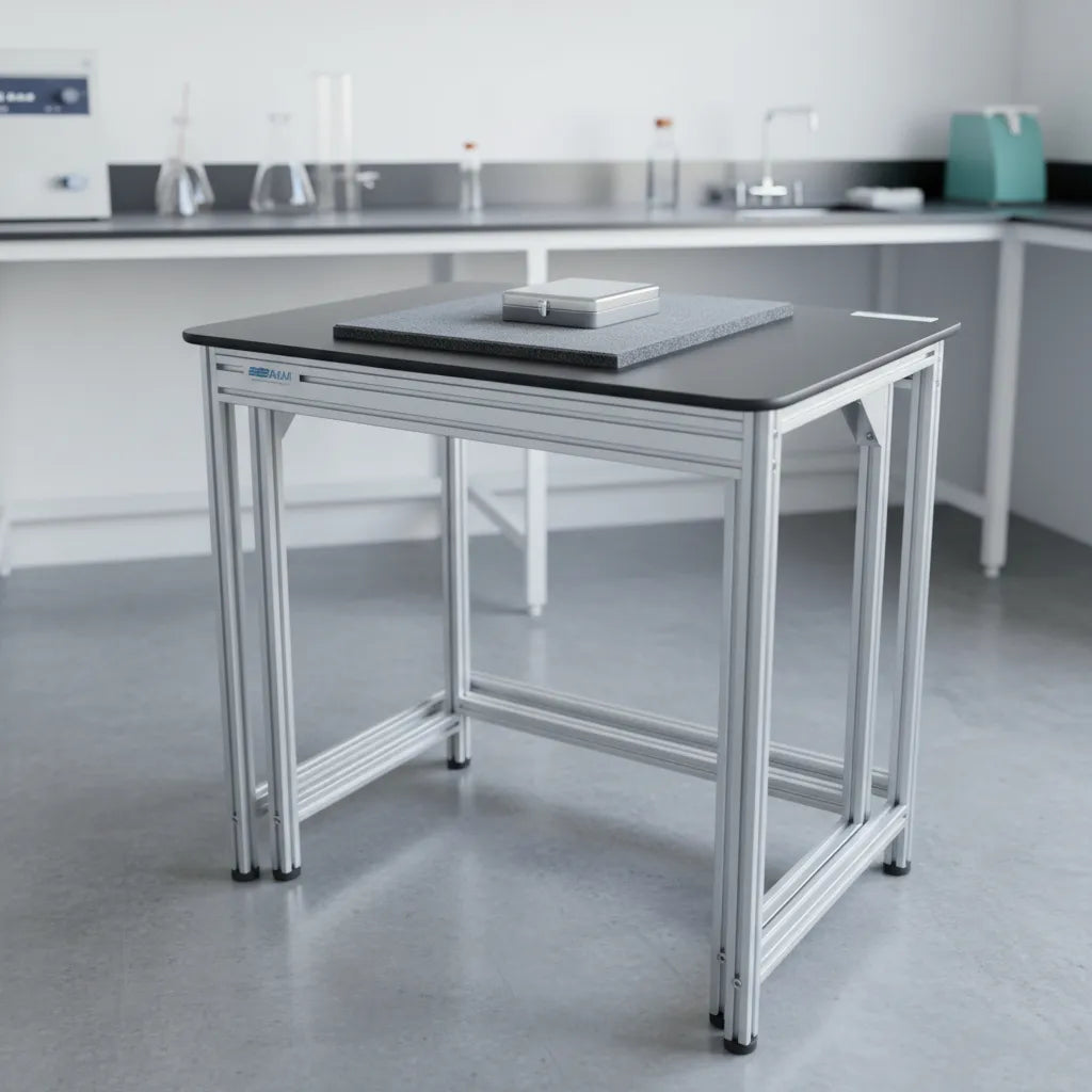 MESA ANTIVIBRATORIA PARA BALANZAS ADAM AVT CON PLACA DE GRANITO