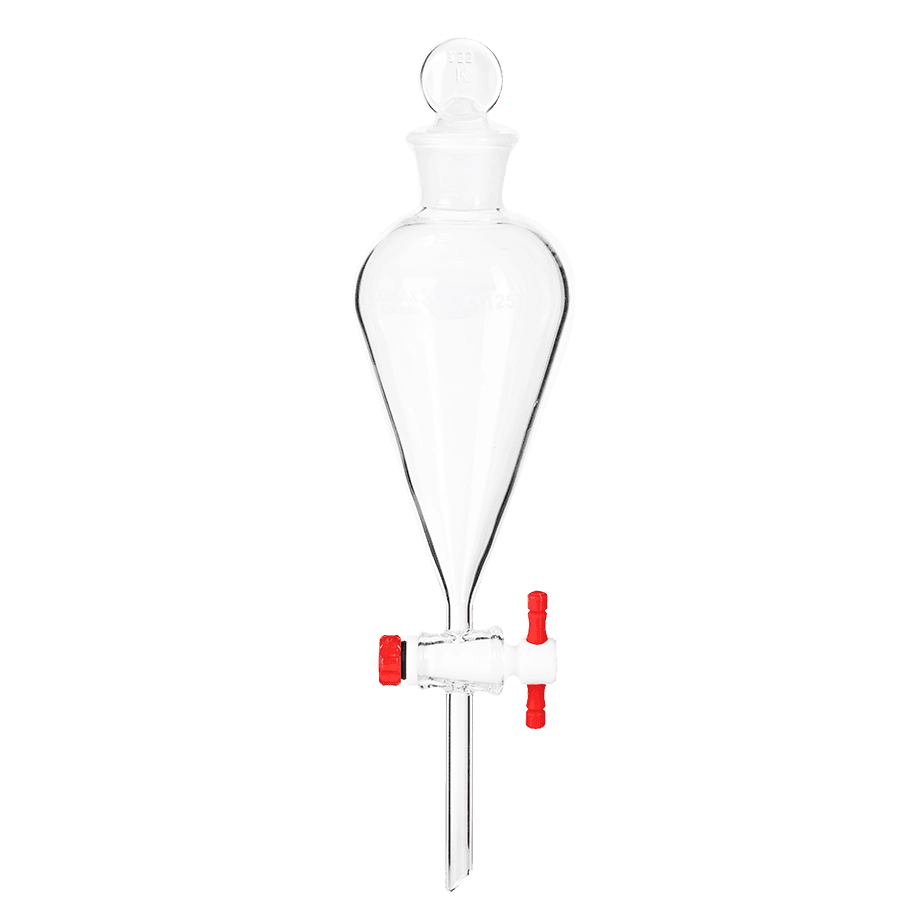 EMBUDO DE SEPARACIÓN KIMAX 29048F/29049F CON LLAVE DE TEFLÓN PARA DECANTACIÓN DE LÍQUIDOS INSOLUBLES - Mercalab