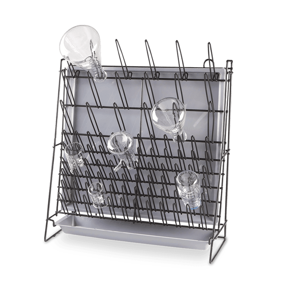 ESCURRIDOR PARA LABORATORIO DE ALAMBRE CON RECUBRIMIENTO VINÍLICO PARA 90 LUGARES HEATHROW SCIENTIFIC 23243A - Mercalab