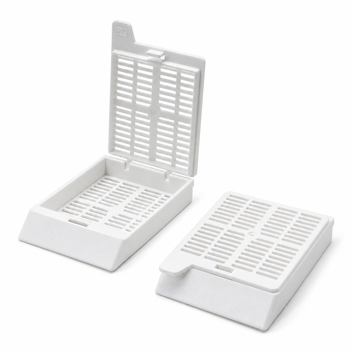 Cassette para Inclusión Histológica de Tejidos (Armado Blanco) - Pack 500 piezas - ESLAB