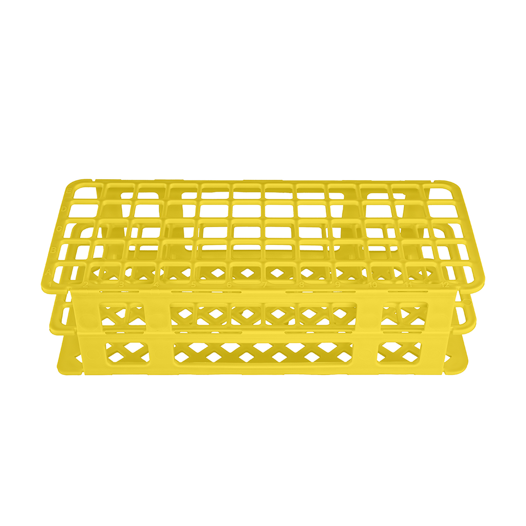 GRADILLA PARA 60 TUBOS DE ENSAYO DE 5 A 15 ML ARMABLE DE PLÁSTICO ESLAB
