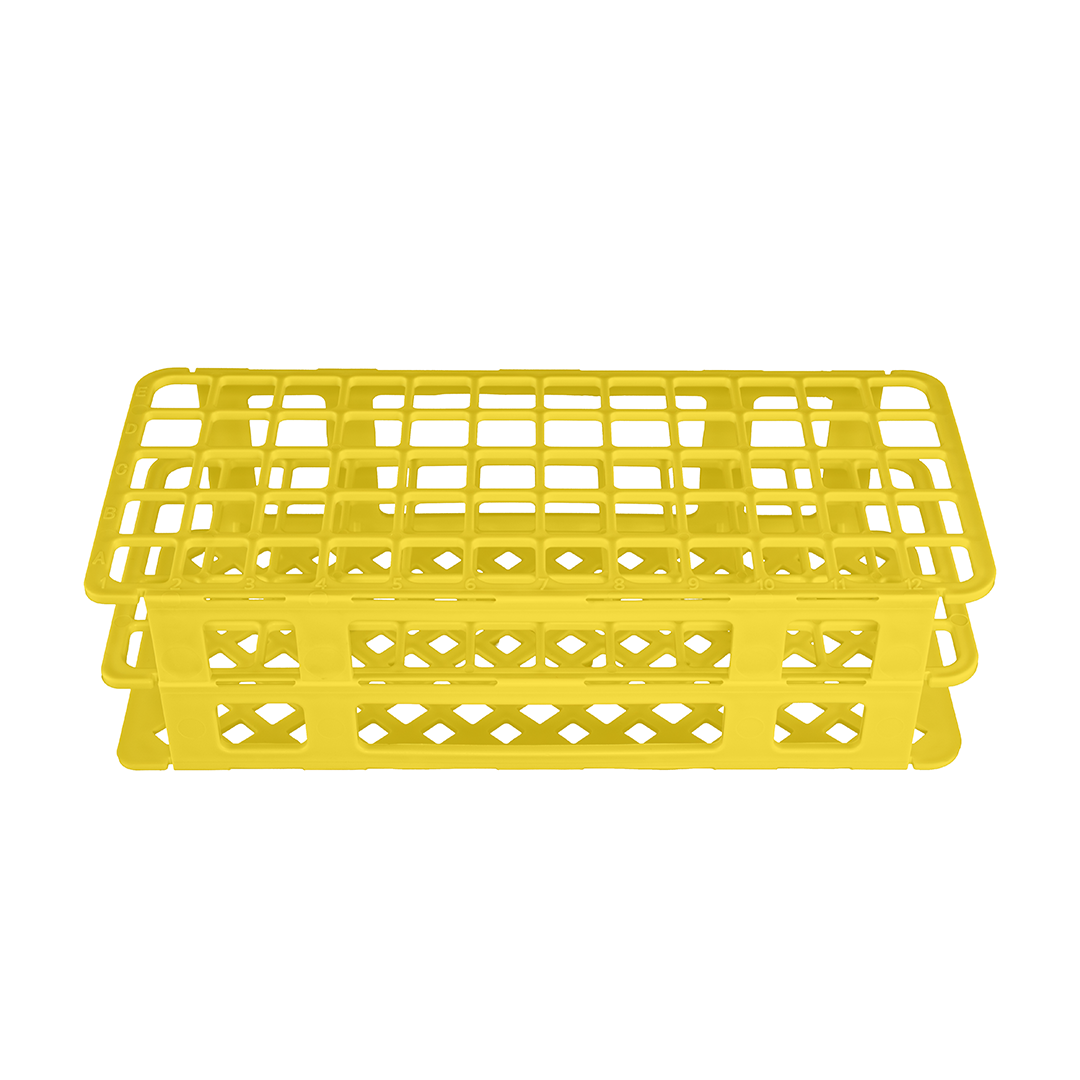 GRADILLA PARA 60 TUBOS DE ENSAYO DE 5 A 15 ML ARMABLE DE PLÁSTICO ESLAB