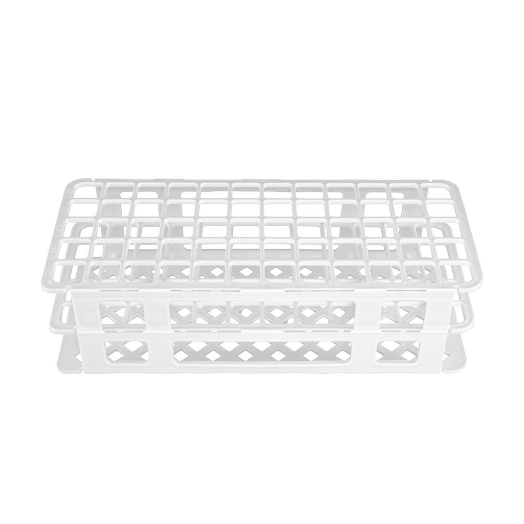 GRADILLA PARA 60 TUBOS DE ENSAYO DE 5 A 15 ML ARMABLE DE PLÁSTICO ESLAB