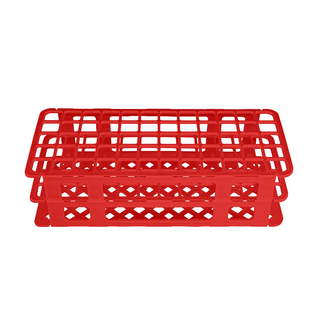 GRADILLA PARA 60 TUBOS DE ENSAYO DE 5 A 15 ML ARMABLE DE PLÁSTICO ESLAB