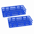 Gradilla para 90 Tubos de Ensayo de 5-10 mL (Armable de Plástico) - Pack 2 Piezas - ESLAB