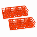 Gradilla para 90 Tubos de Ensayo de 5-10 mL (Armable de Plástico) - Pack 2 Piezas - ESLAB