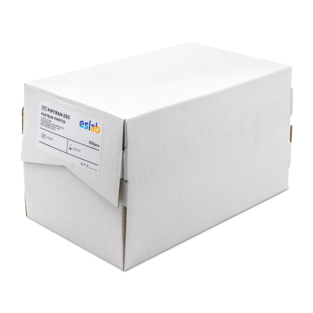 PIPETAS DE TRANSFERENCIA DE PLÁSTICO TIPO PASTEUR NO ESTÉRILES ESLAB