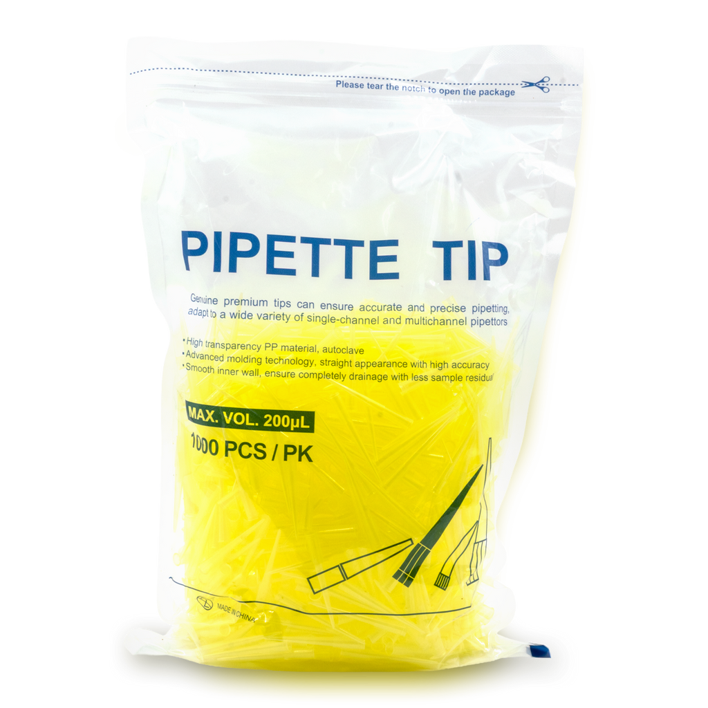 PUNTAS PARA MICROPIPETA DE 200 UL AMARILLAS EN BOLSA ESLAB