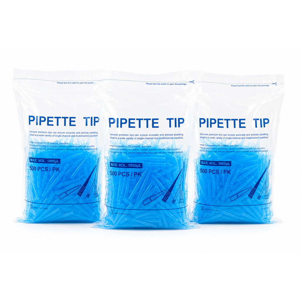 PUNTAS PARA MICROPIPETA DE 1000 UL AZULES EN BOLSA ESLAB PACK 3 BOLSAS