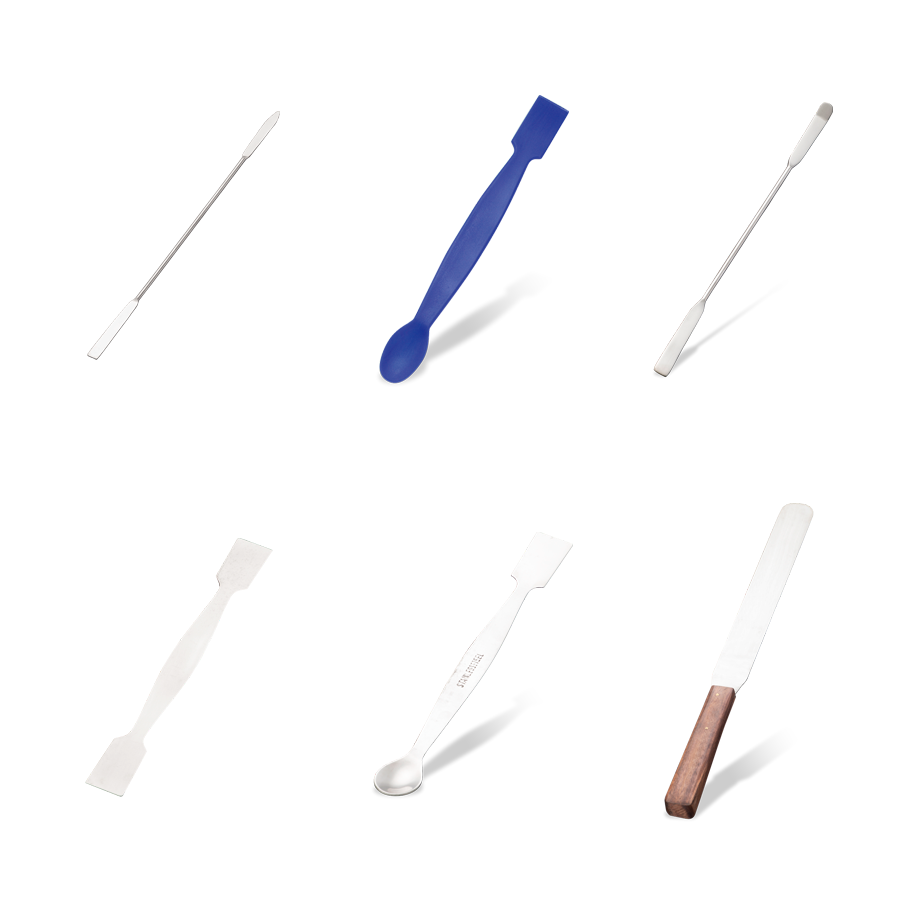ESPÁTULAS EN KIT UNITED SCIENTIFIC SPATST6 CON 6 PIEZAS DE POLIPROPILENO Y ACERO INOXIDABLE