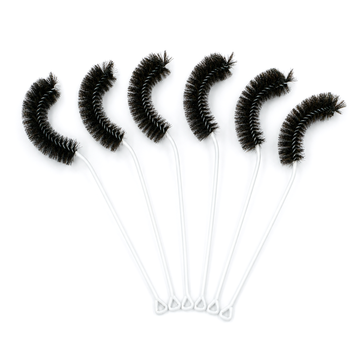 ESCOBILLÓN PARA MATRAZ ESLAB CURVO CON CERDAS NATURALES PACK 6 PIEZAS