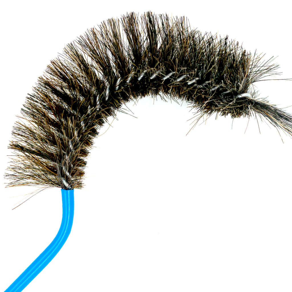 ESCOBILLÓN PARA MATRAZ ESLAB CURVO CON CERDAS NATURALES PACK 6 PIEZAS