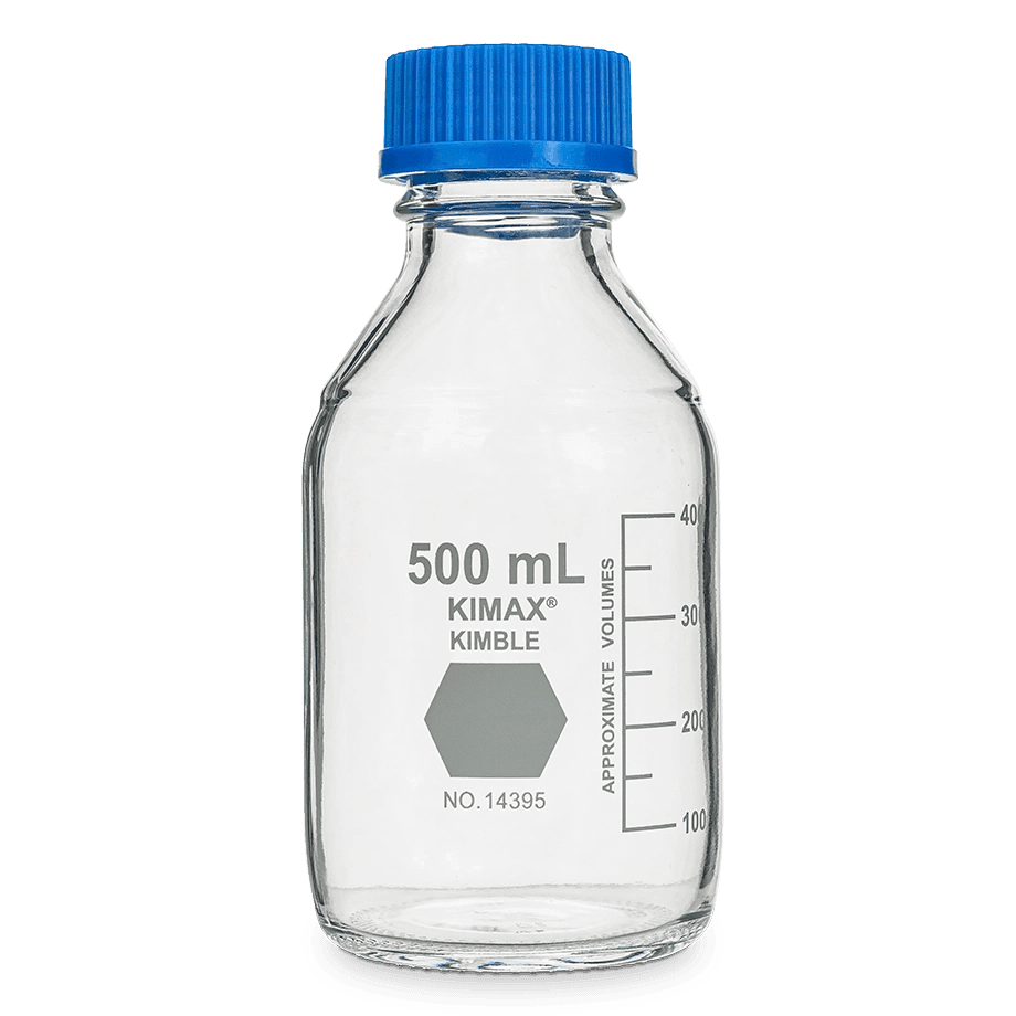 FRASCO DE LABORATORIO CON TAPA GL 45 KIMAX 14395/14399 PARA CULTIVO - Mercalab