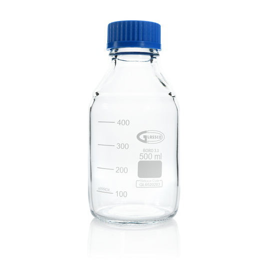 FRASCO DE LABORATORIO CON TAPA GL 45 GLASSCO 274.202 PARA CULTIVO