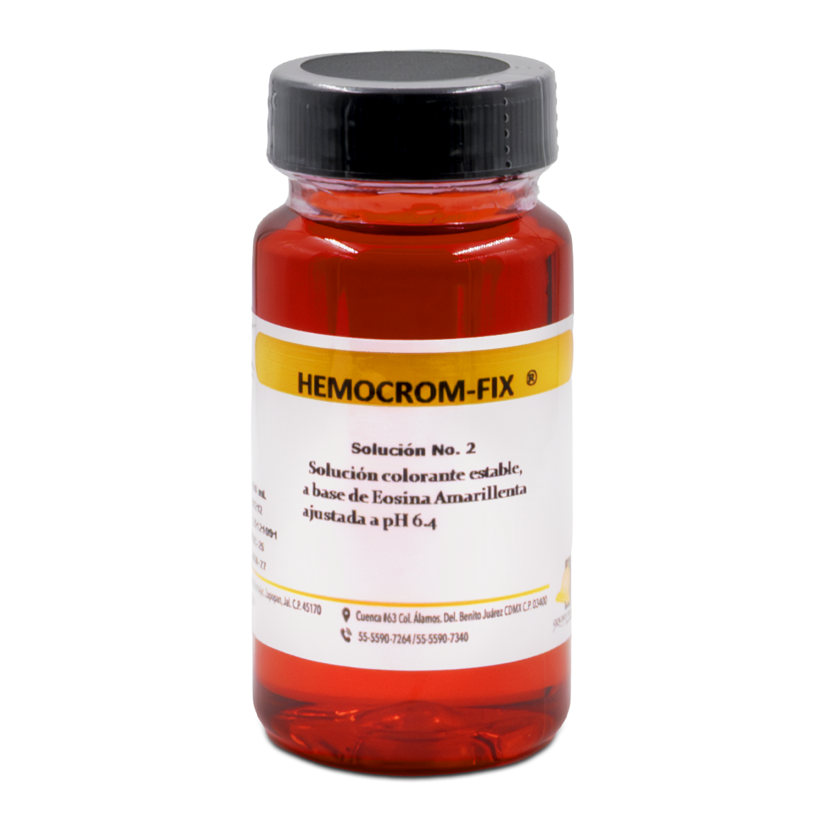 COLORANTE KIT HEMOCOLORANTE RÁPIDO HEMOCROM-FIX (DIFF QUICK) 3 REACTIVOS 100 ML GOLDEN BELL