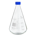 MATRAZ ERLENMEYER CON TAPA DE ROSCA GLASSCO 075.202 PARA MEZCLAR MEDIOS DE CULTIVO
