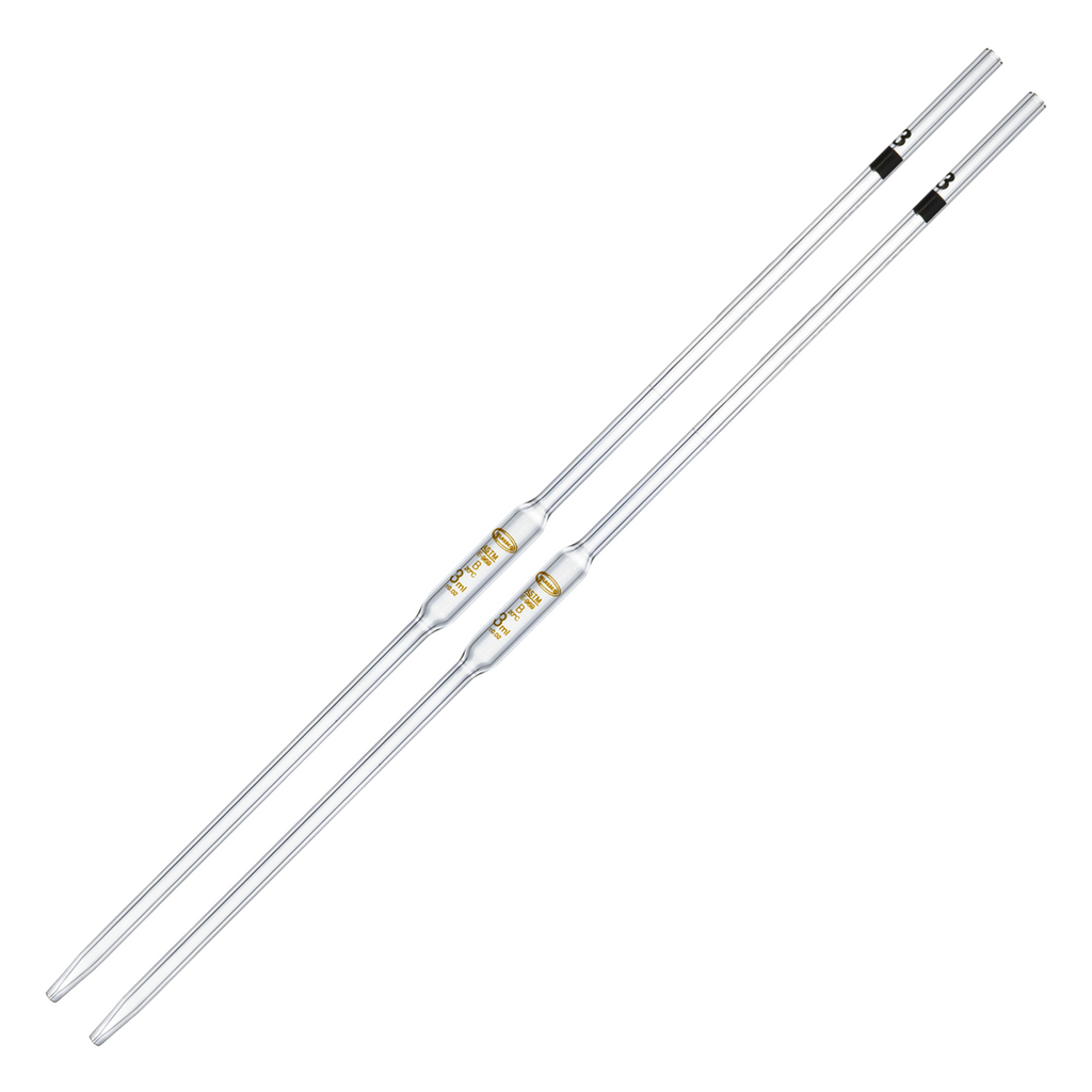 PIPETA VOLUMÉTRICA CLASE B PACK 2 PIEZAS GLASSCO