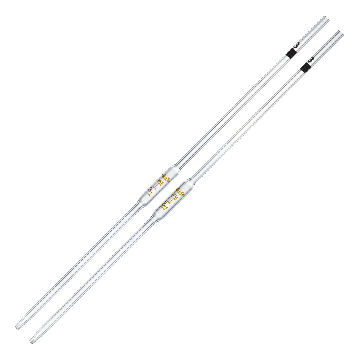 PIPETA VOLUMÉTRICA CLASE B PACK 2 PIEZAS GLASSCO