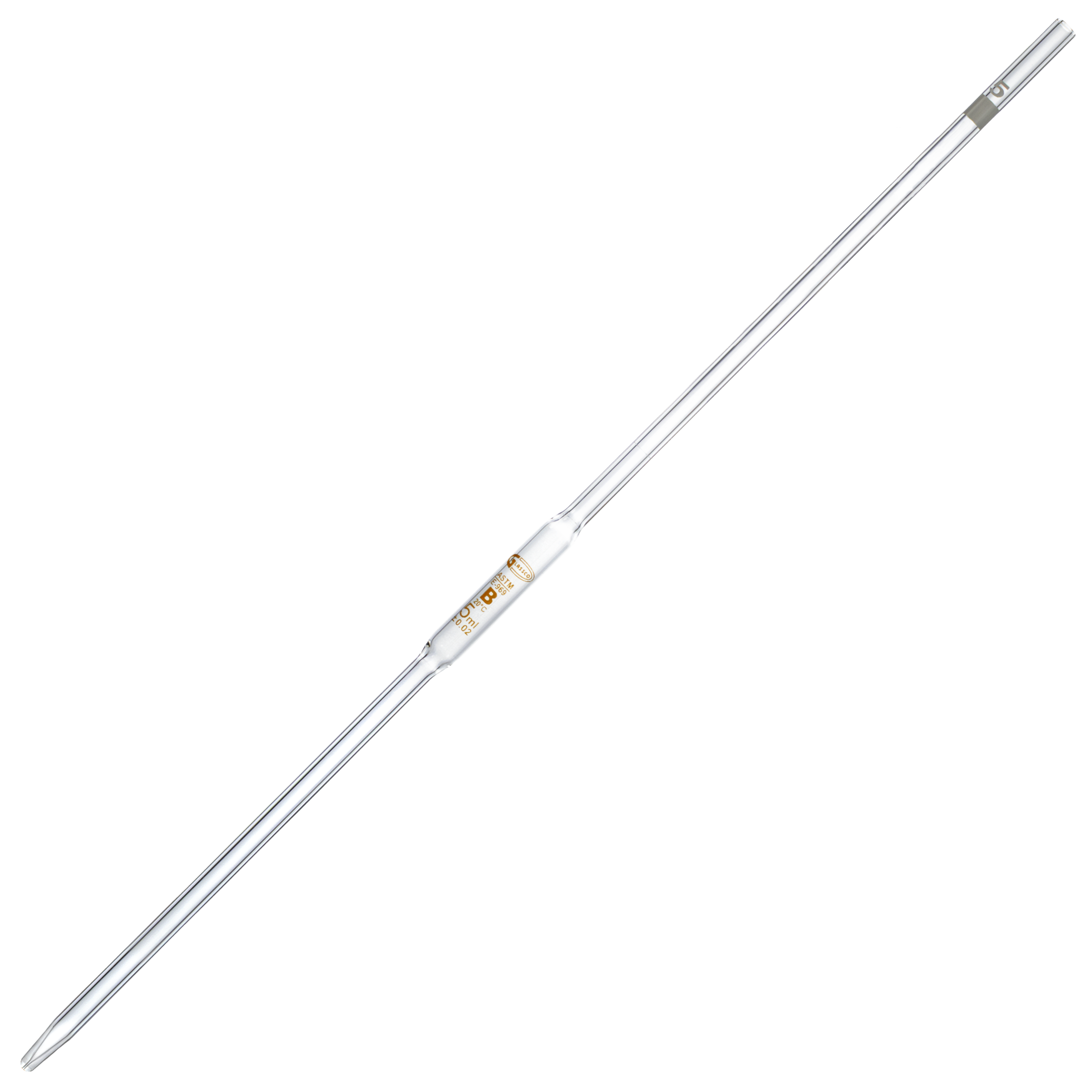 PIPETA VOLUMÉTRICA CLASE B GLASSCO