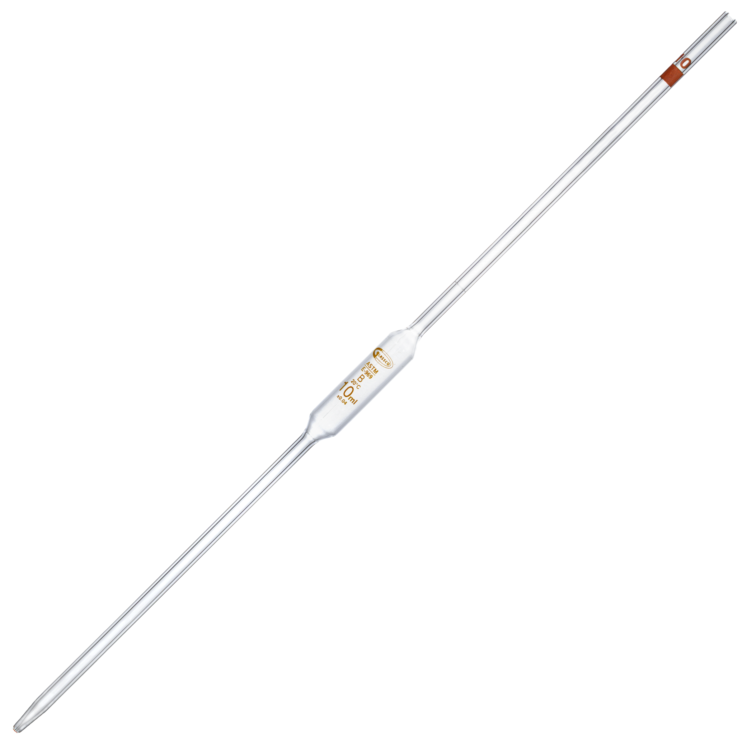 PIPETA VOLUMÉTRICA CLASE B GLASSCO