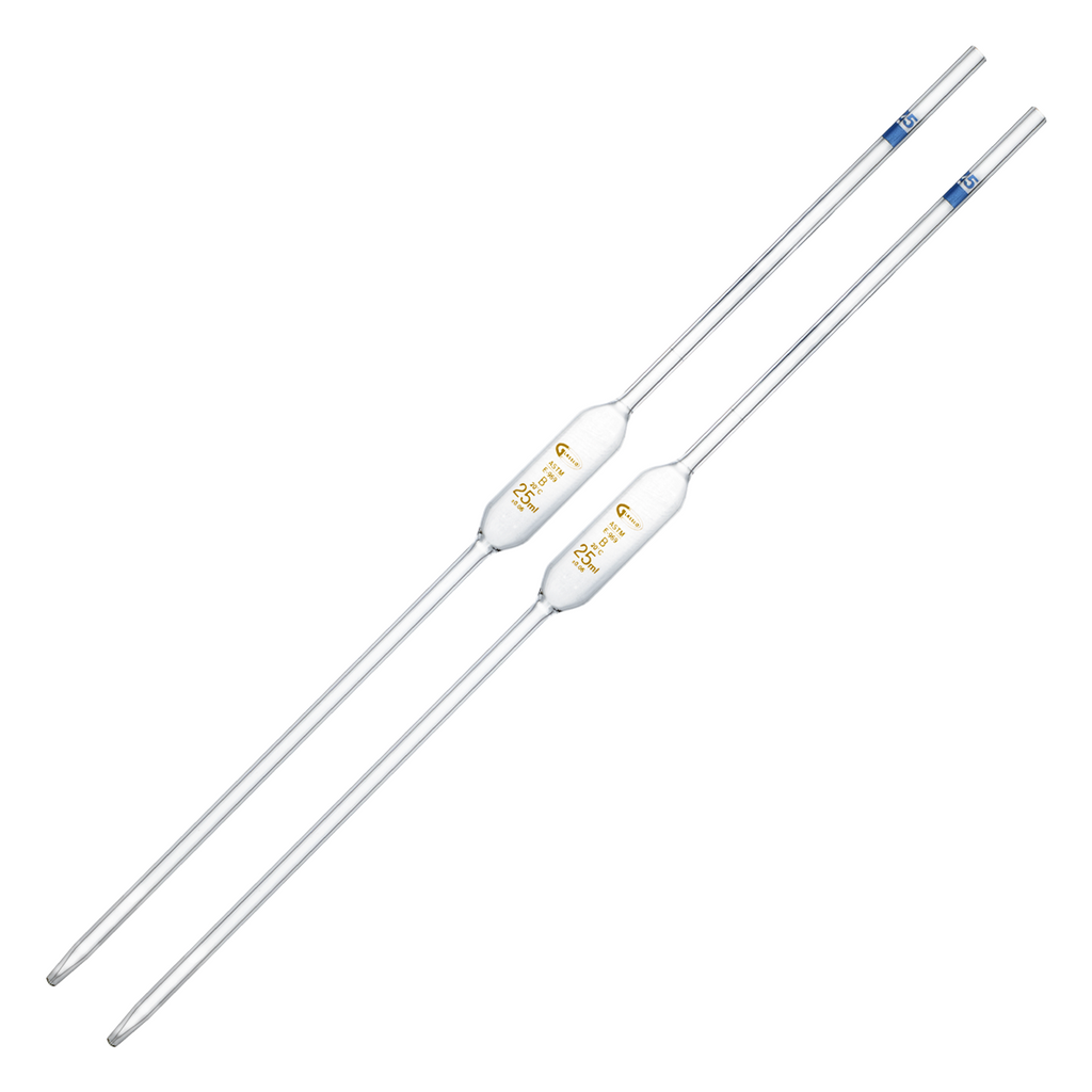 PIPETA VOLUMÉTRICA CLASE B PACK 2 PIEZAS GLASSCO