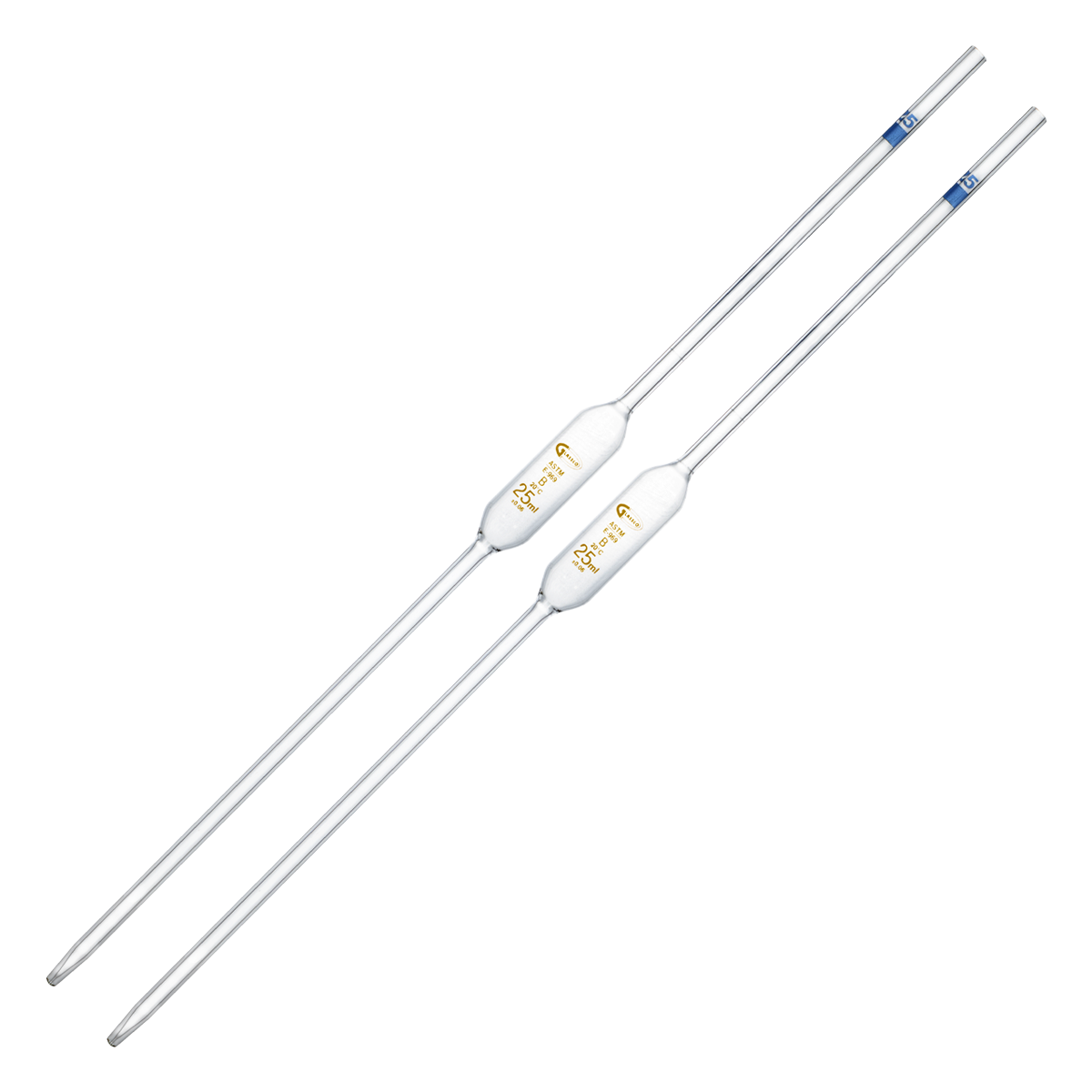 PIPETA VOLUMÉTRICA CLASE B PACK 2 PIEZAS GLASSCO