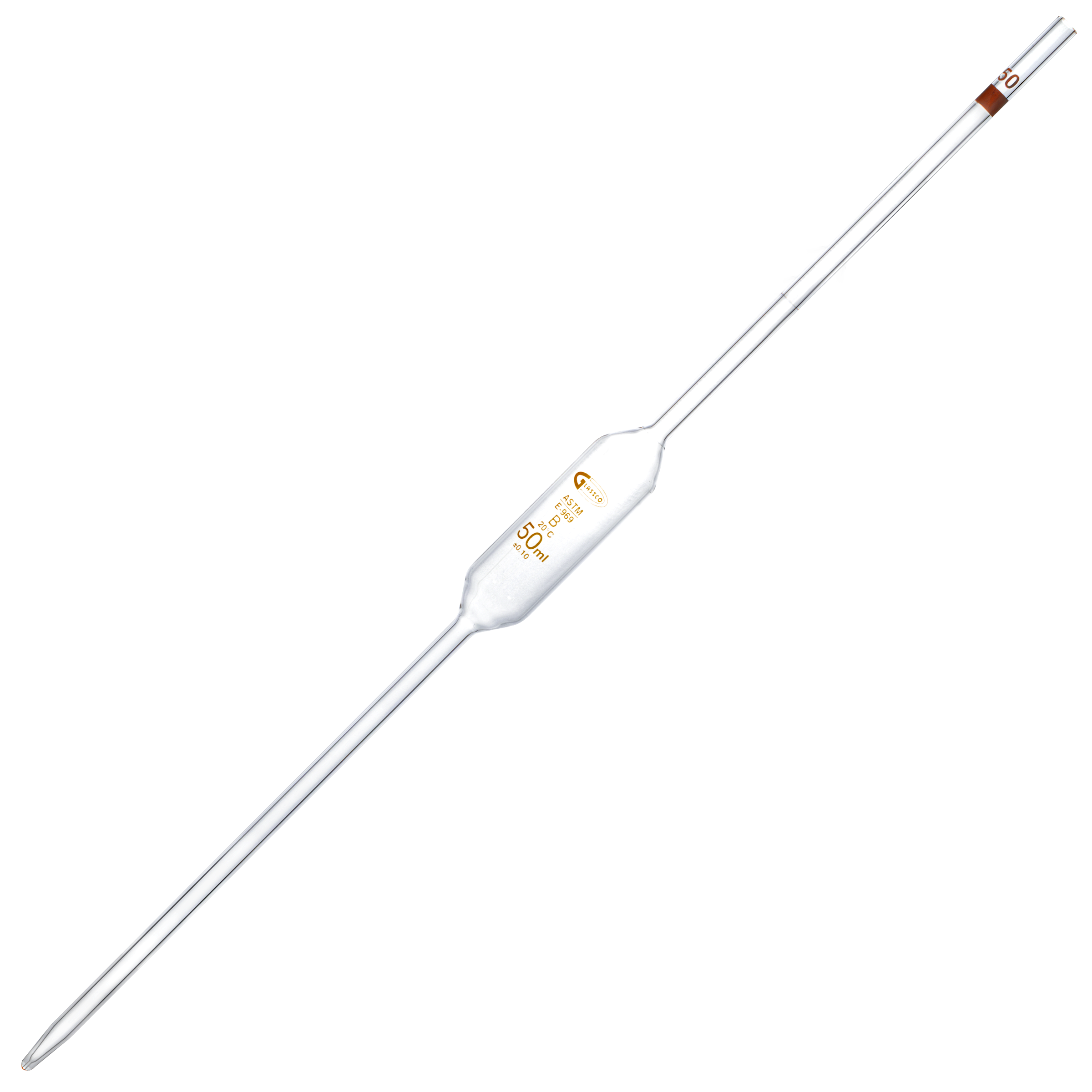 PIPETA VOLUMÉTRICA CLASE B GLASSCO