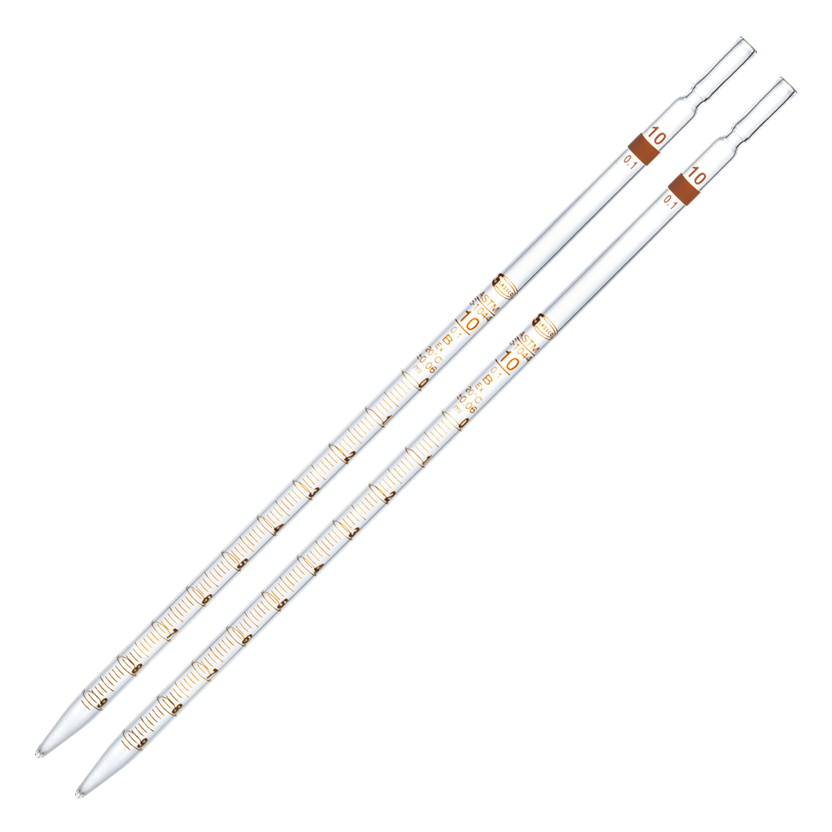 PIPETA GRADUADA CLASE B PACK 2 PIEZAS GLASSCO