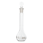 MATRAZ VOLUMÉTRICO CLASE A CON TAPÓN DE VIDRIO GLASSCO