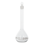 MATRAZ VOLUMÉTRICO CLASE A CON TAPÓN DE VIDRIO GLASSCO