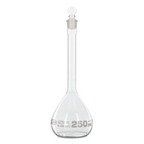 MATRAZ VOLUMÉTRICO CLASE A CON TAPÓN DE VIDRIO GLASSCO