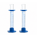 CILINDRO GRADUADO PROBETA CON BASE DE PLÁSTICO PACK 2 PIEZAS GLASSCO