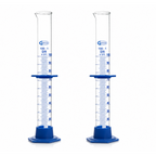 CILINDRO GRADUADO PROBETA CON BASE DE PLÁSTICO PACK 2 PIEZAS GLASSCO