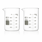 VASO DE PRECIPITADO REFORZADO DE VIDRIO PACK 2 PIEZAS GLASSCO