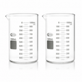 VASO DE PRECIPITADO REFORZADO DE VIDRIO PACK 2 PIEZAS GLASSCO